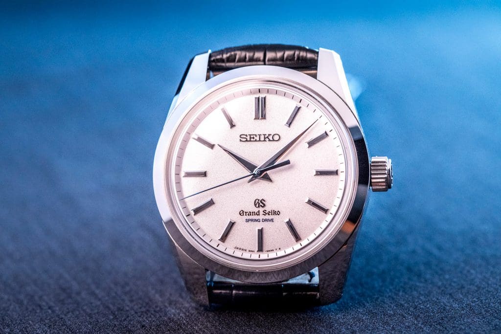 HANDS-ON: The Grand Seiko Spring Drive SBGD001, platinum perfection with a frosting of diamond dust