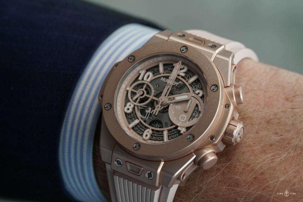 HANDS-ON: The virile vitality of the Hublot Big Bang Millennial Pink