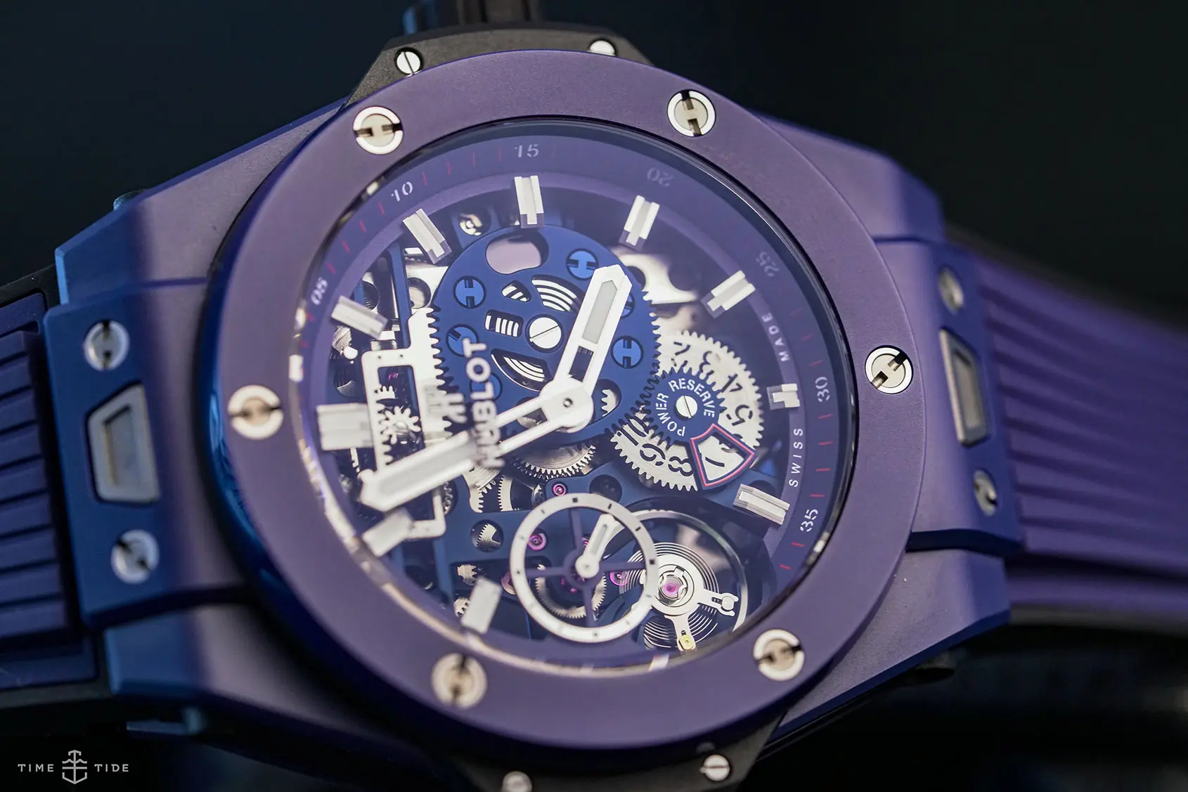 Hublot meca 10 blue on sale price