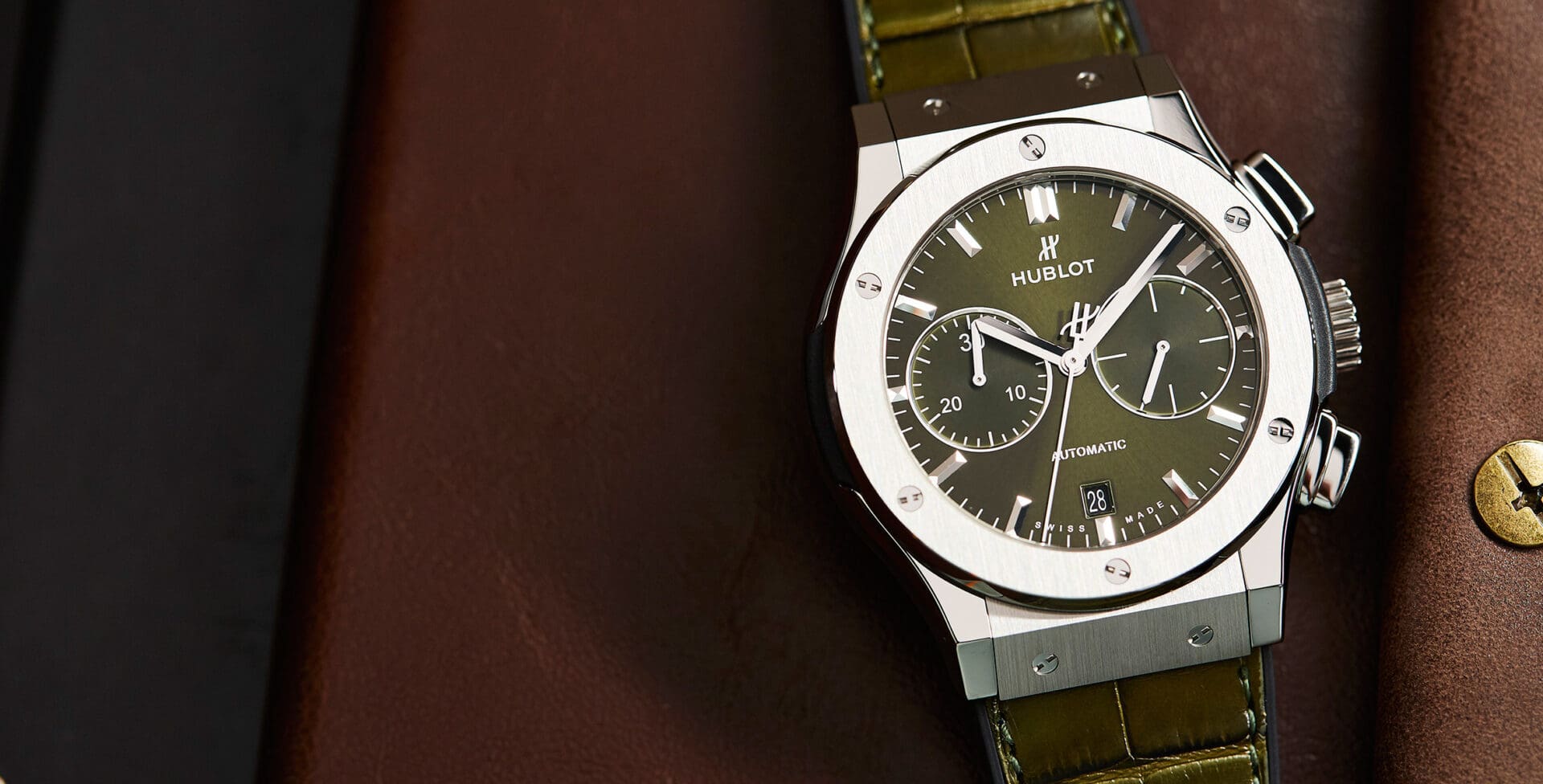 HANDS-ON: Hublot’s Classic Fusion Titanium Green proves they’re the masters of colour