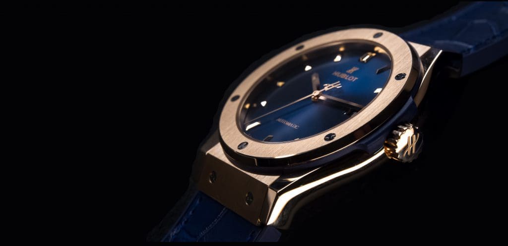 HANDS-ON: The Hublot Classic Fusion King Gold Blue