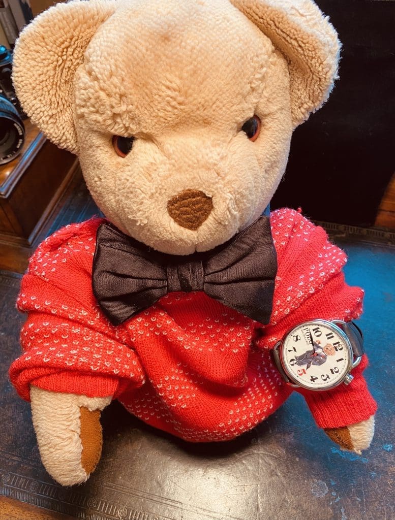 HANDS-ON: The Ralph Lauren ‘Negroni Bear’ Polo Bear watch made me want to wear black tie so bad, I did it in my garden