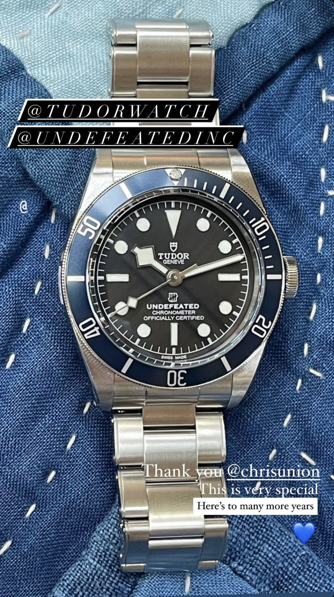 Tudor special shop edition watches