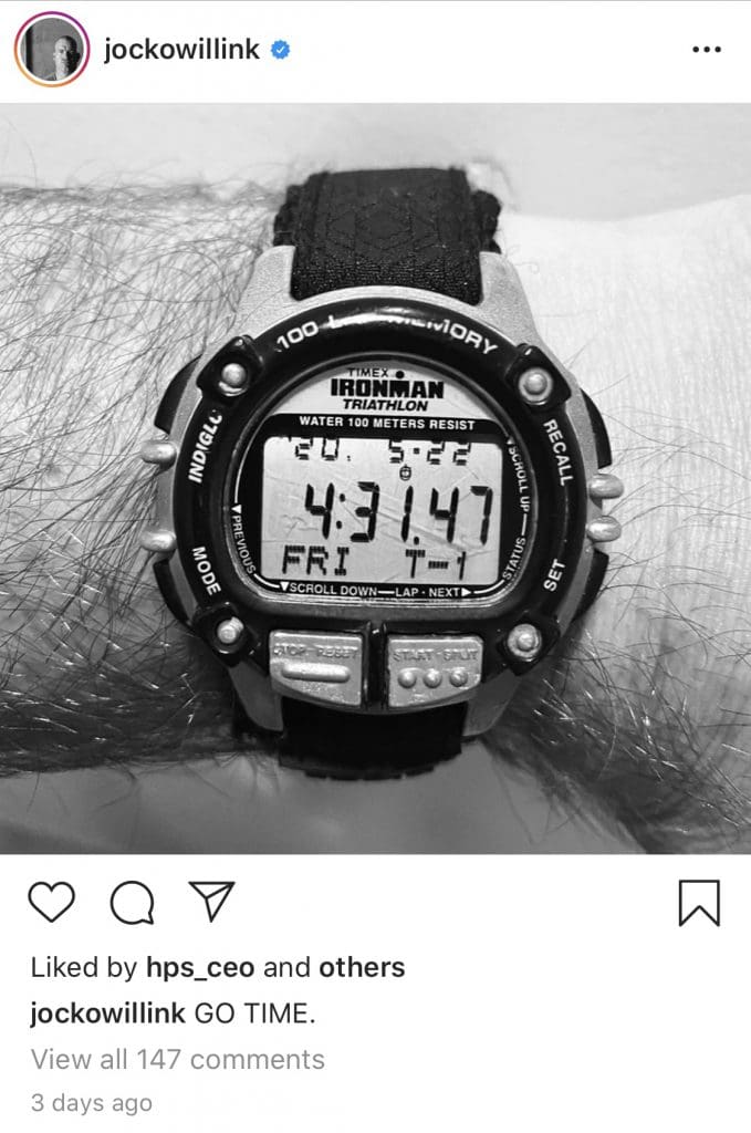 Our interview with Jocko Willink, and a daily shot of his Timex, is the motivation we all need right now