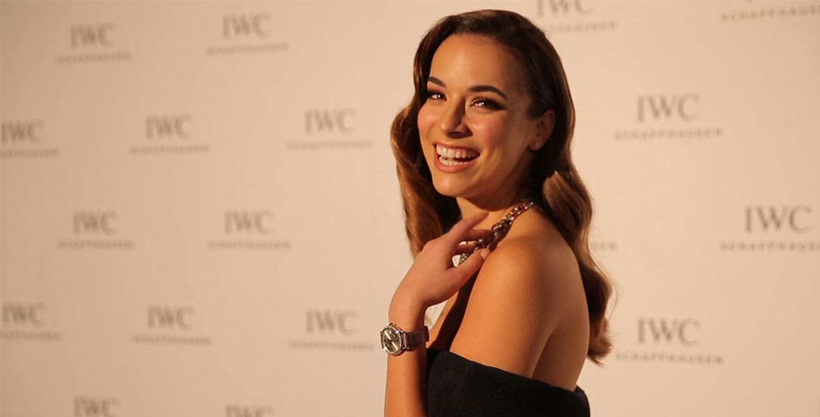 VIDEO: Our guest host, Miss Universe Australia admits she has a thing for pilots at the IWC 2016 Collection launch in Sydney