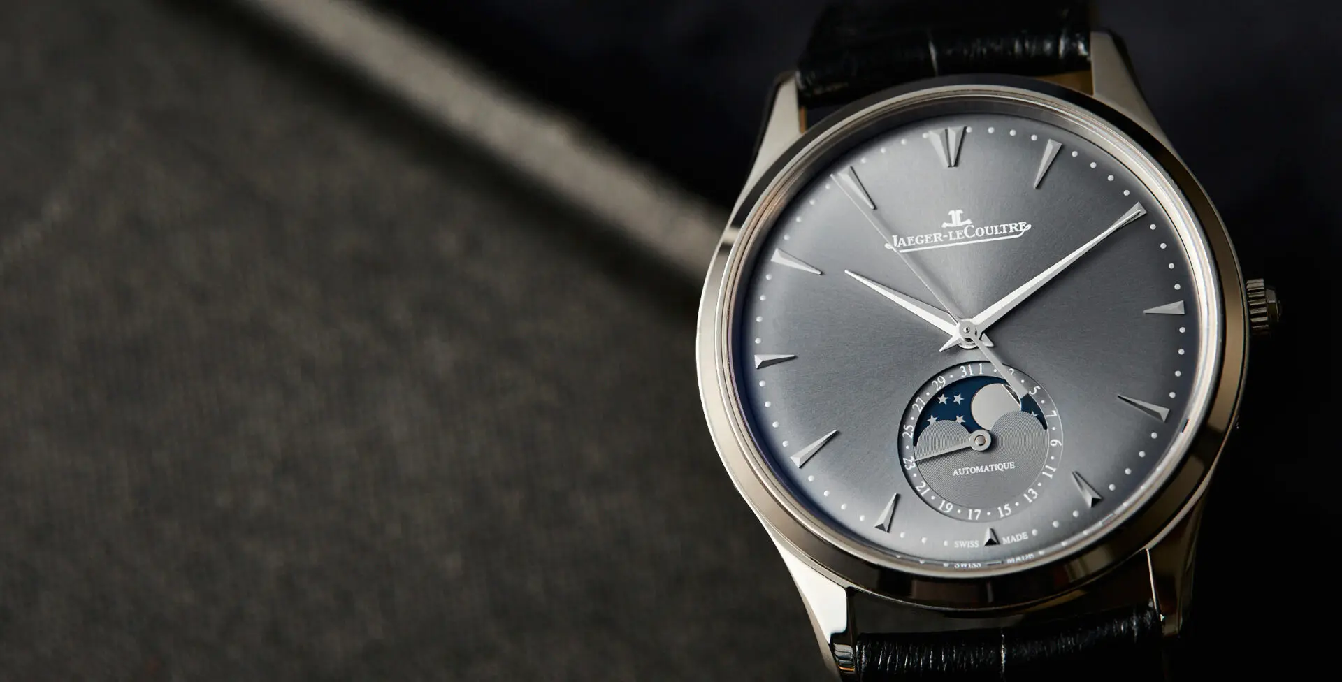 Jaeger-LeCoultre Master Ultra Thin Moon – now with a gorgeous grey