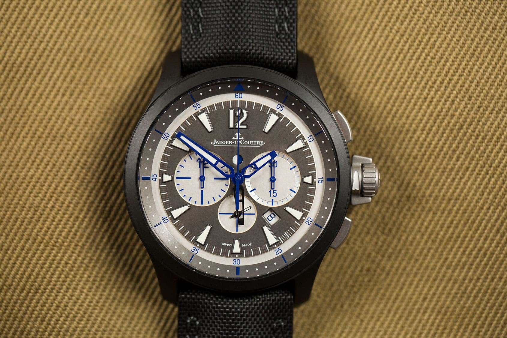 JLC’s Master Compressor Chronograph Ceramic is the definition of tacticool