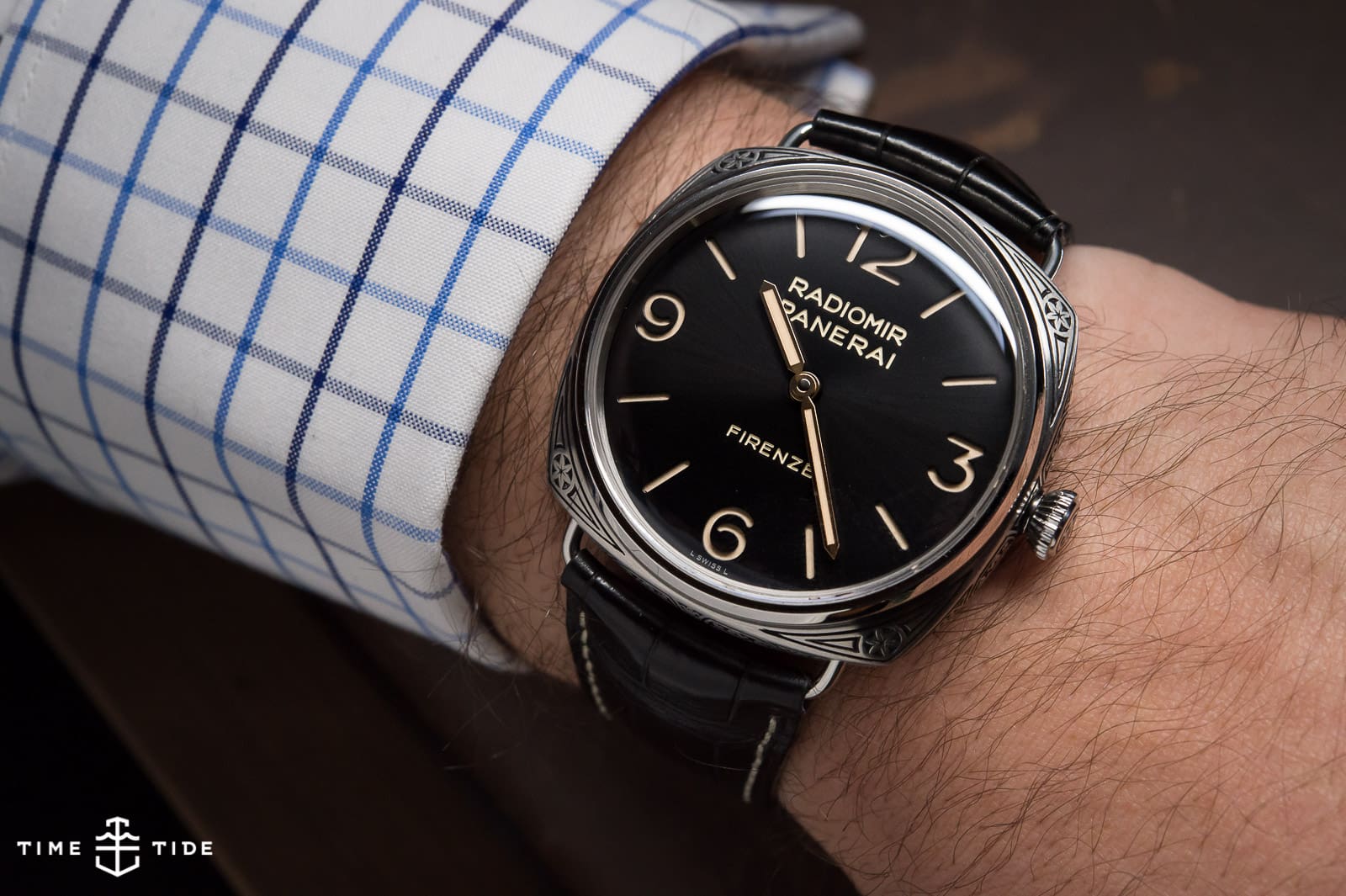 DETOMASO FIRENZE men's watch chronograph stainless steel brown leather  strap. | WatchCharts