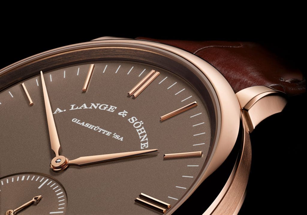 INTRODUCING: The warm tones of the A. Lange & Söhne Saxonia Automatic in Terra Brown