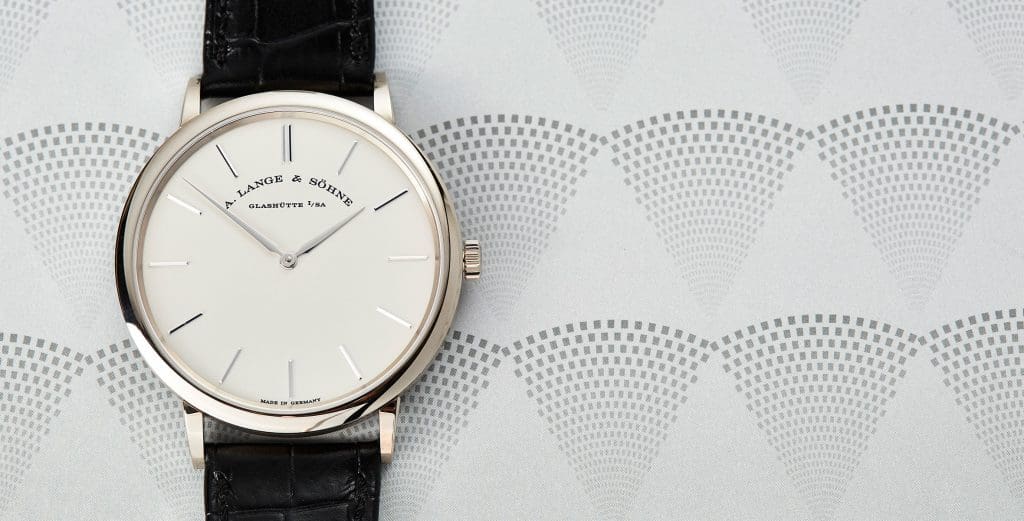 IN-DEPTH: The pure design of the A. Lange & Söhne Saxonia Thin