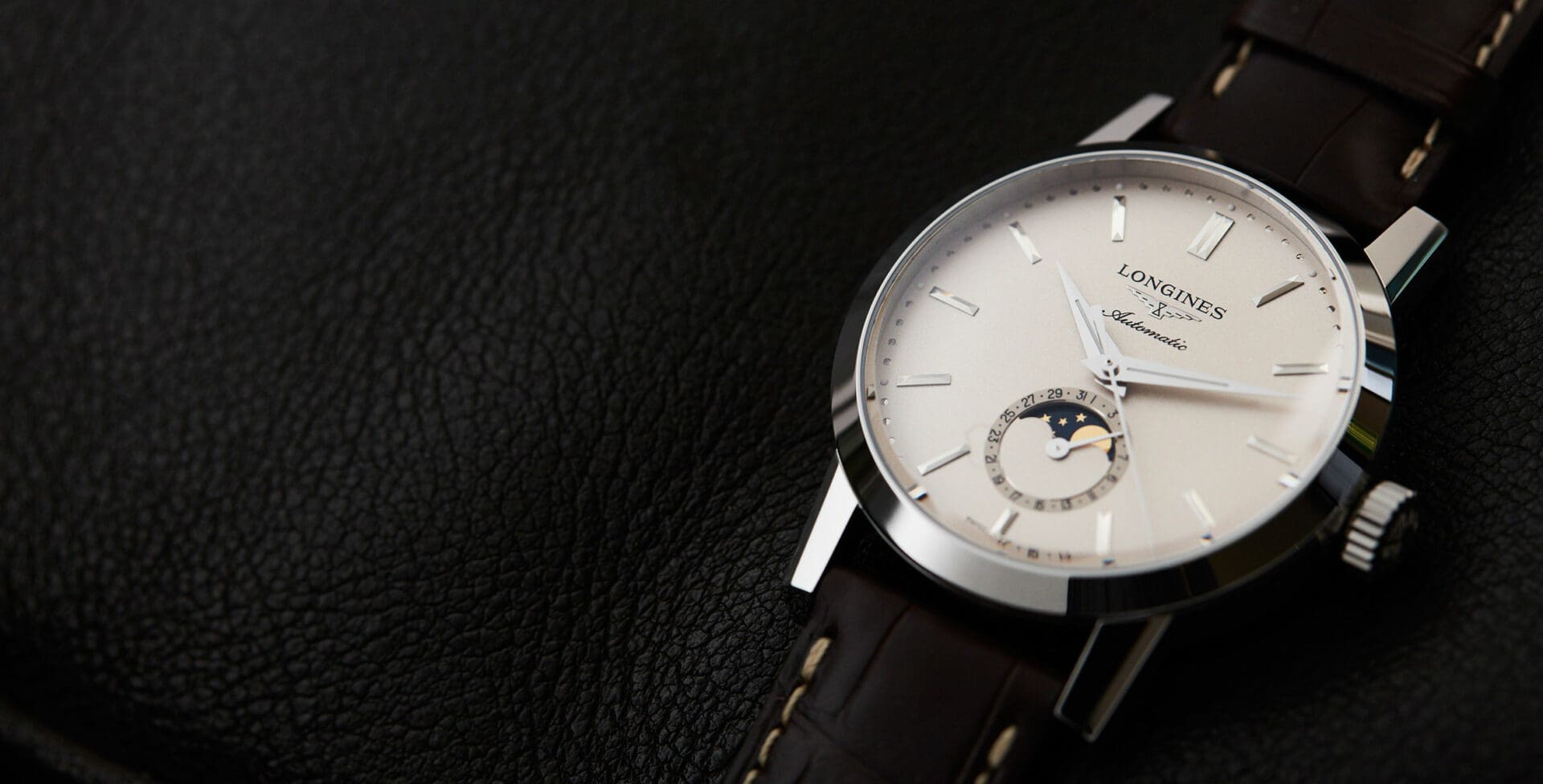 The old-world charms of the Longines 1832 Moonphase