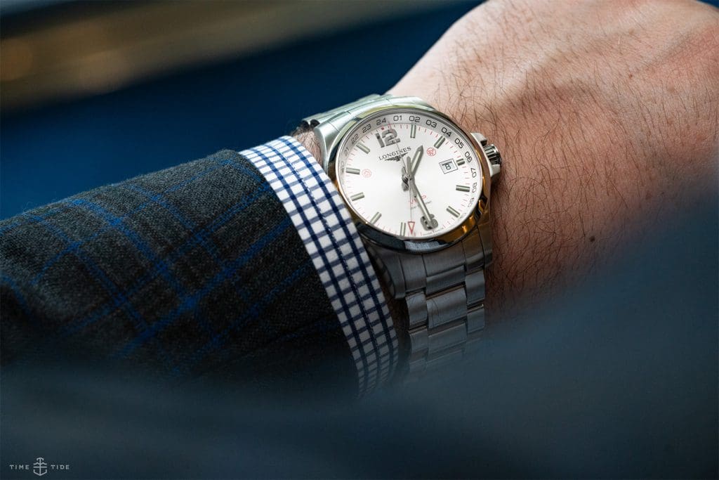VIDEO: Smarter than your average GMT – the Longines Conquest V.H.P. GMT Flash Setting 