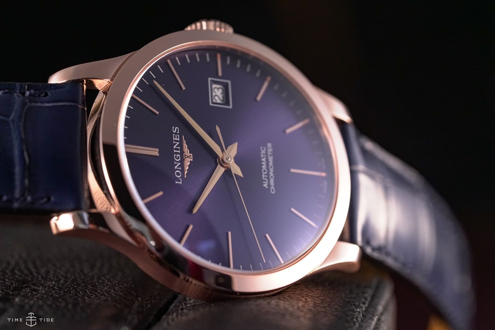 NEWS: Rose gold Longines Record nominated for the Petite Aiguille at the GPHG