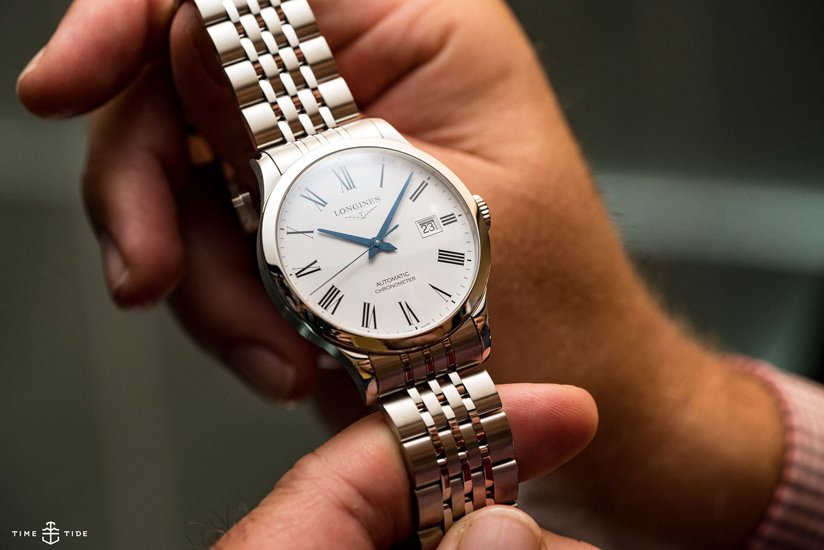 HANDS-ON: One simple word that makes the Longines Record a big deal