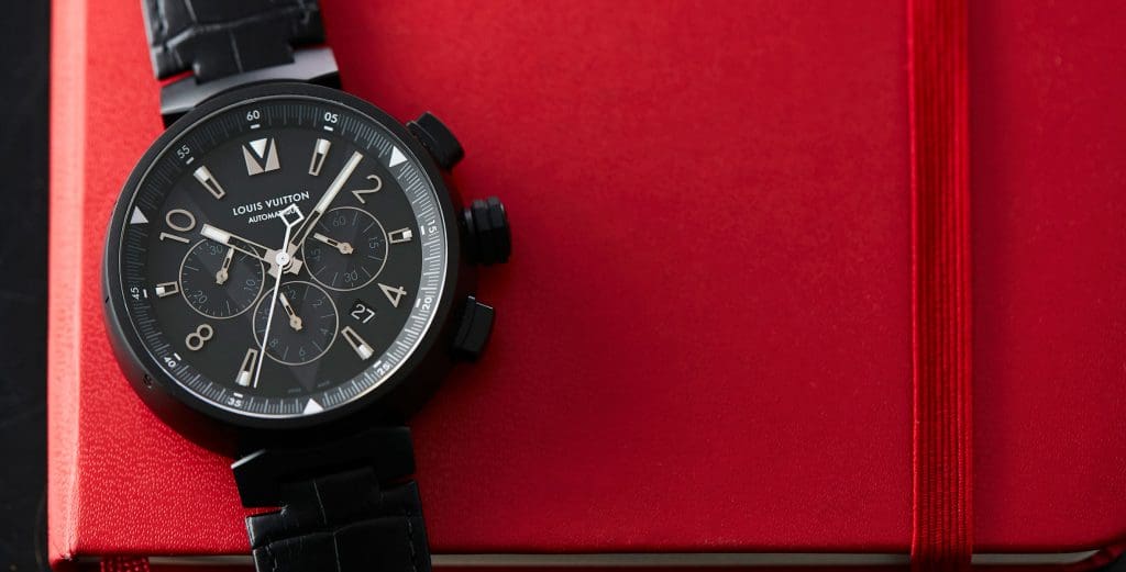 HANDS-ON: Louis Vuitton Tambour All Black Chronograph 46
