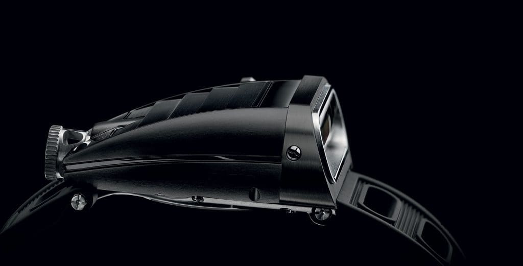 INTRODUCING: The MB&F HM5 CarbonMacrolon (For translation, see below)