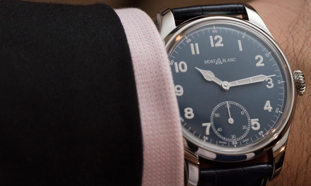 GONE IN 60 SECONDS: Into the blue with the Montblanc 1858 Manual Small Second video review