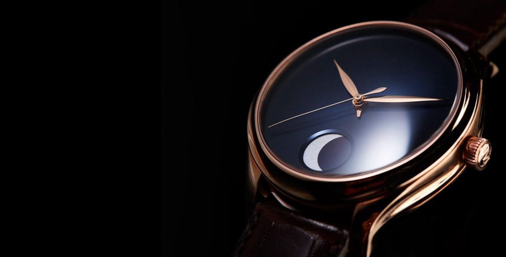 HANDS-ON: Glimmering through the darkness – Moser’s Endeavour Perpetual Moon Concept in red gold