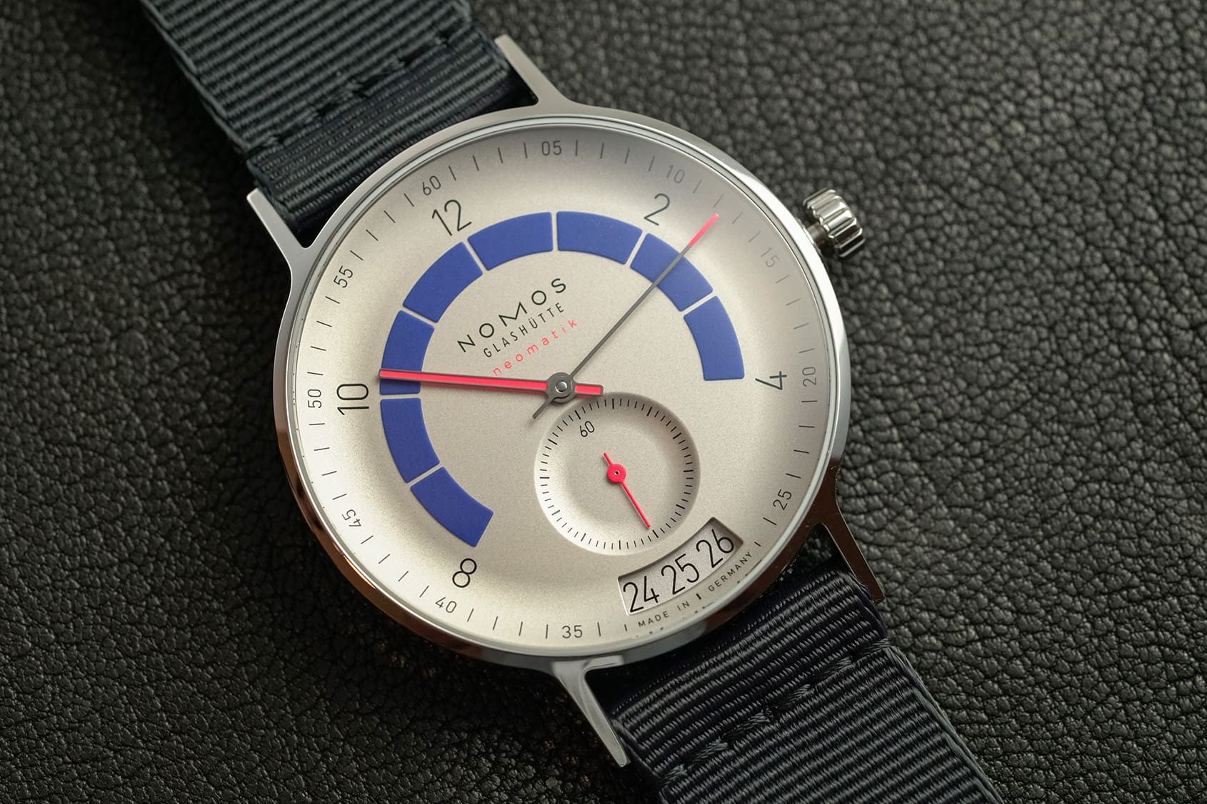 HANDS-ON: The Nomos Autobahn – a surprising tribute to the famously fast highway