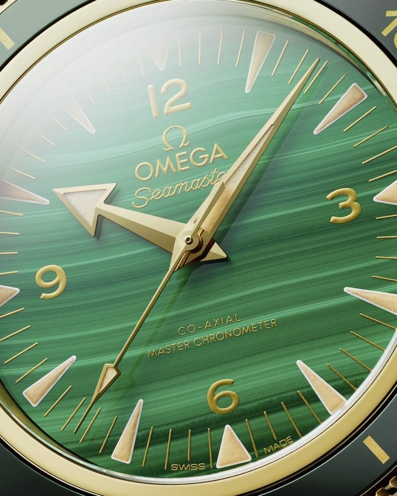 Mineral wealth with the stone dial Omega Seamaster