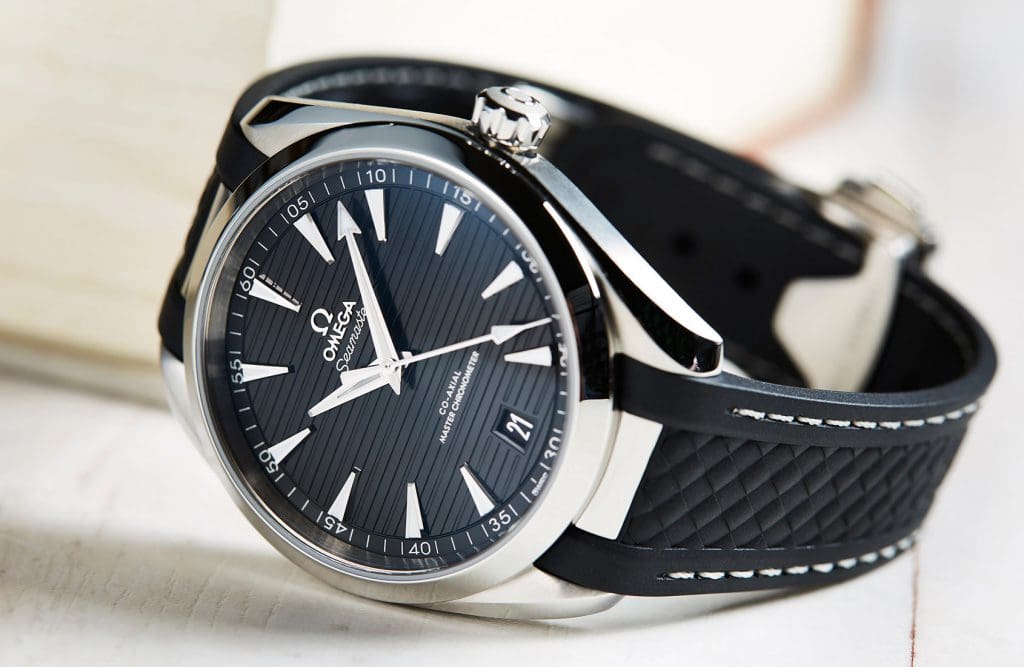 VIDEO: Get ready for summer with the new Omega Aqua Terra on rubber