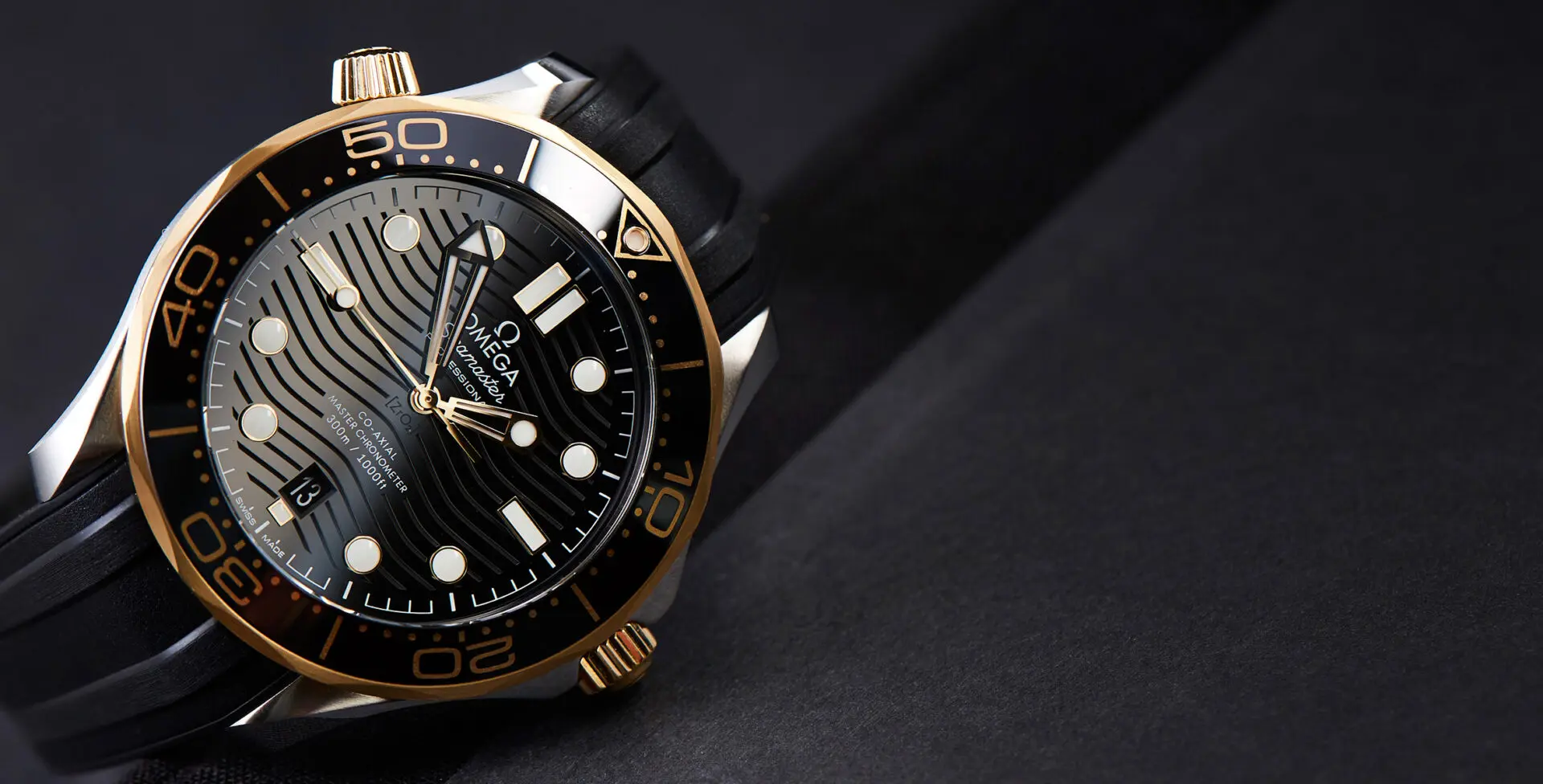 HANDS-ON: Seriously fun, the gold and steel Omega Seamaster 300M Diver -  Time and Tide Watches