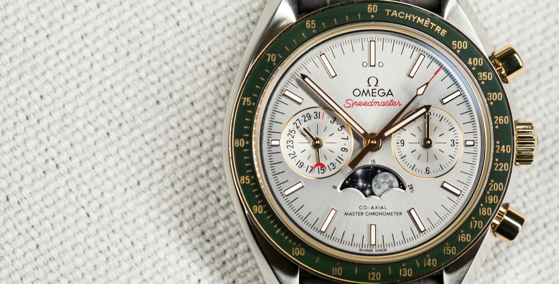 HANDS-ON: We did not expect the steel and gold Omega Speedmaster Moonphase Chronograph to be this awesome