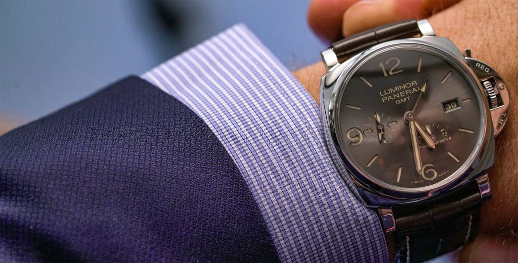 HANDS-ON: Suit ready – the Panerai Luminor Due 3 Days GMT Power Reserve Automatic Acciaio – 45mm 