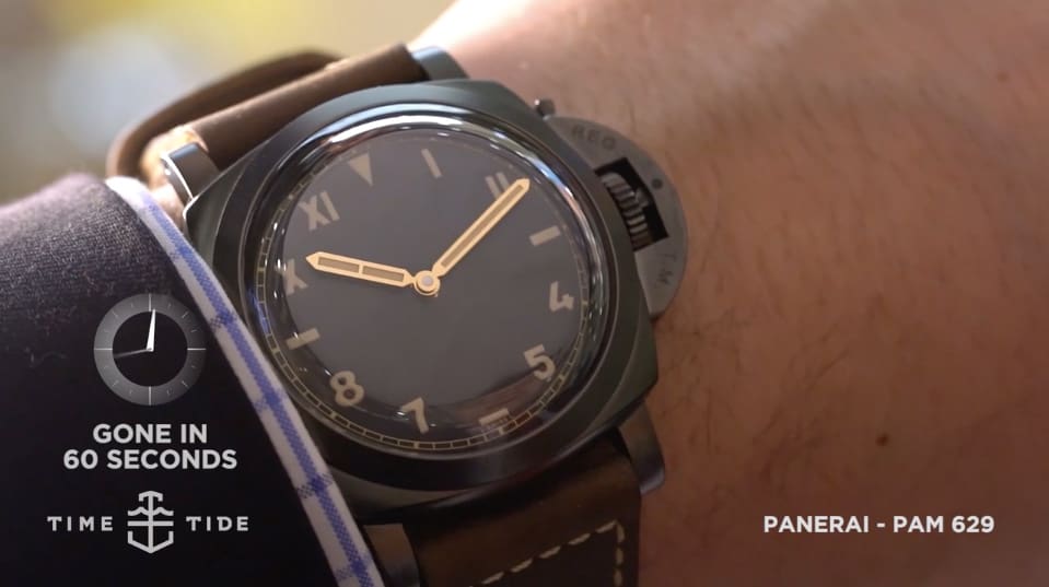 GONE IN 60 SECONDS: Panerai PAM 629 video review