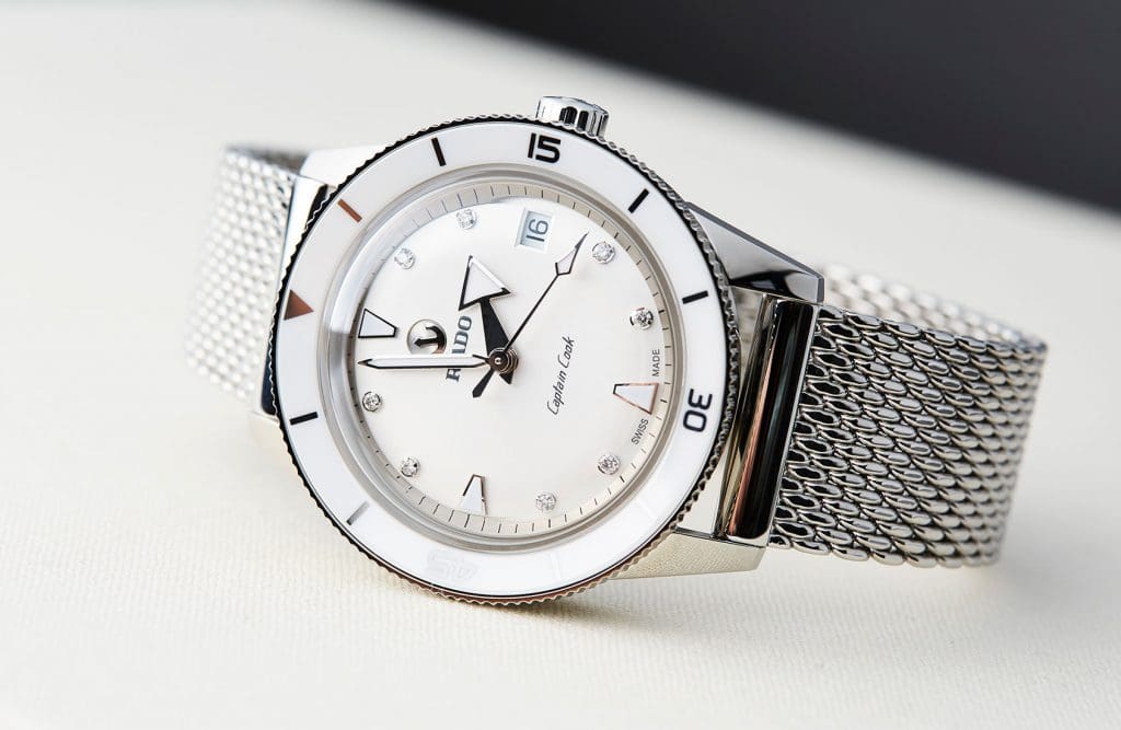 VIDEO: One for the ladies – the Rado HyperChrome Captain Cook in white