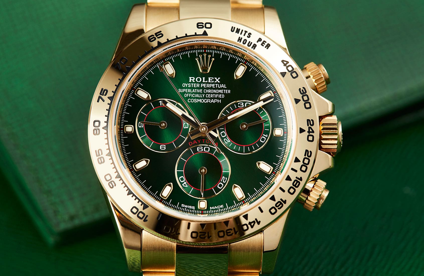 HANDS-ON: Everlasting lustre – the Rolex Daytona in yellow gold with green dial (ref. 116508)