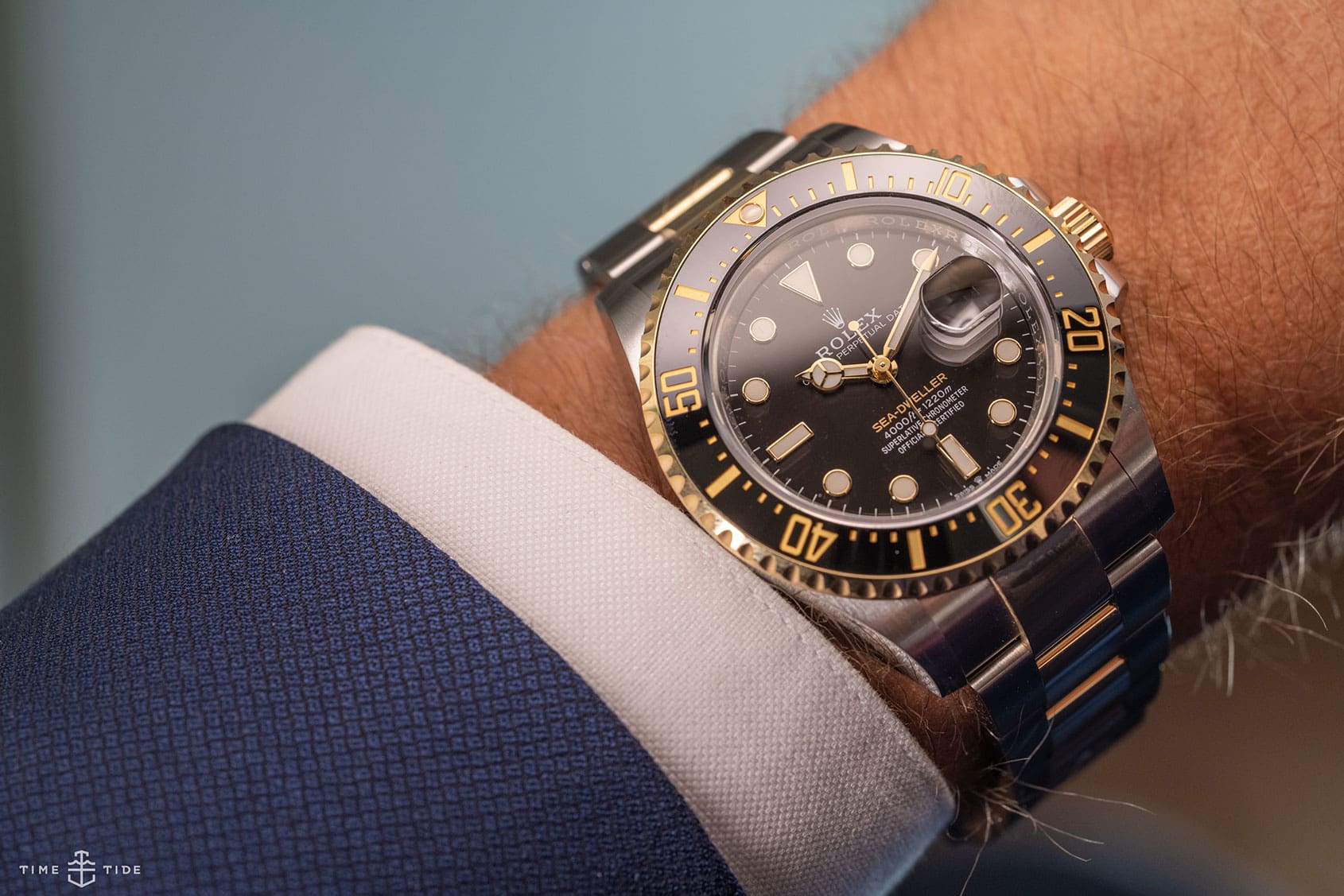 Is a two-tone watch just full gold’s poor cousin? Not anymore