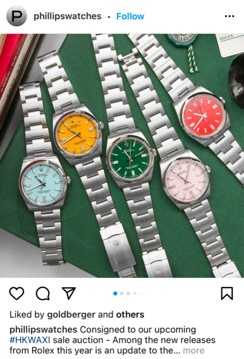 Place your bets! Which Rolex Oyster Perpetual 2020 dial colour will sell for the highest price at the Hong Kong Watch Auction later today?