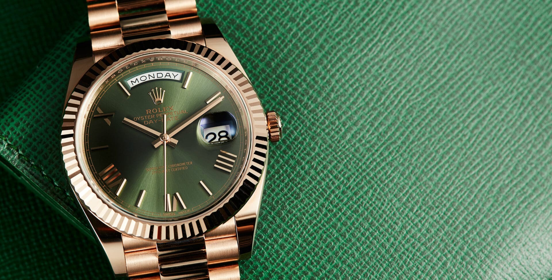 HANDS-ON: The Rolex Day-Date 40 with green dial – 6 decades on and still going strong