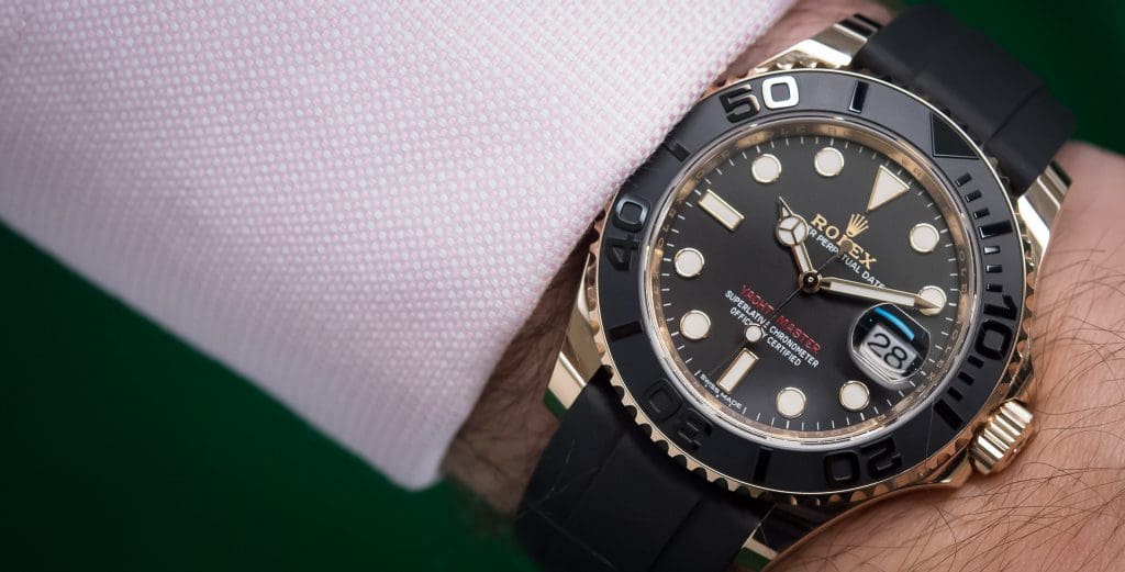 HANDS-ON: The Rolex Oyster Perpetual Yacht-Master 116655 in Everose with new Oysterflex bracelet