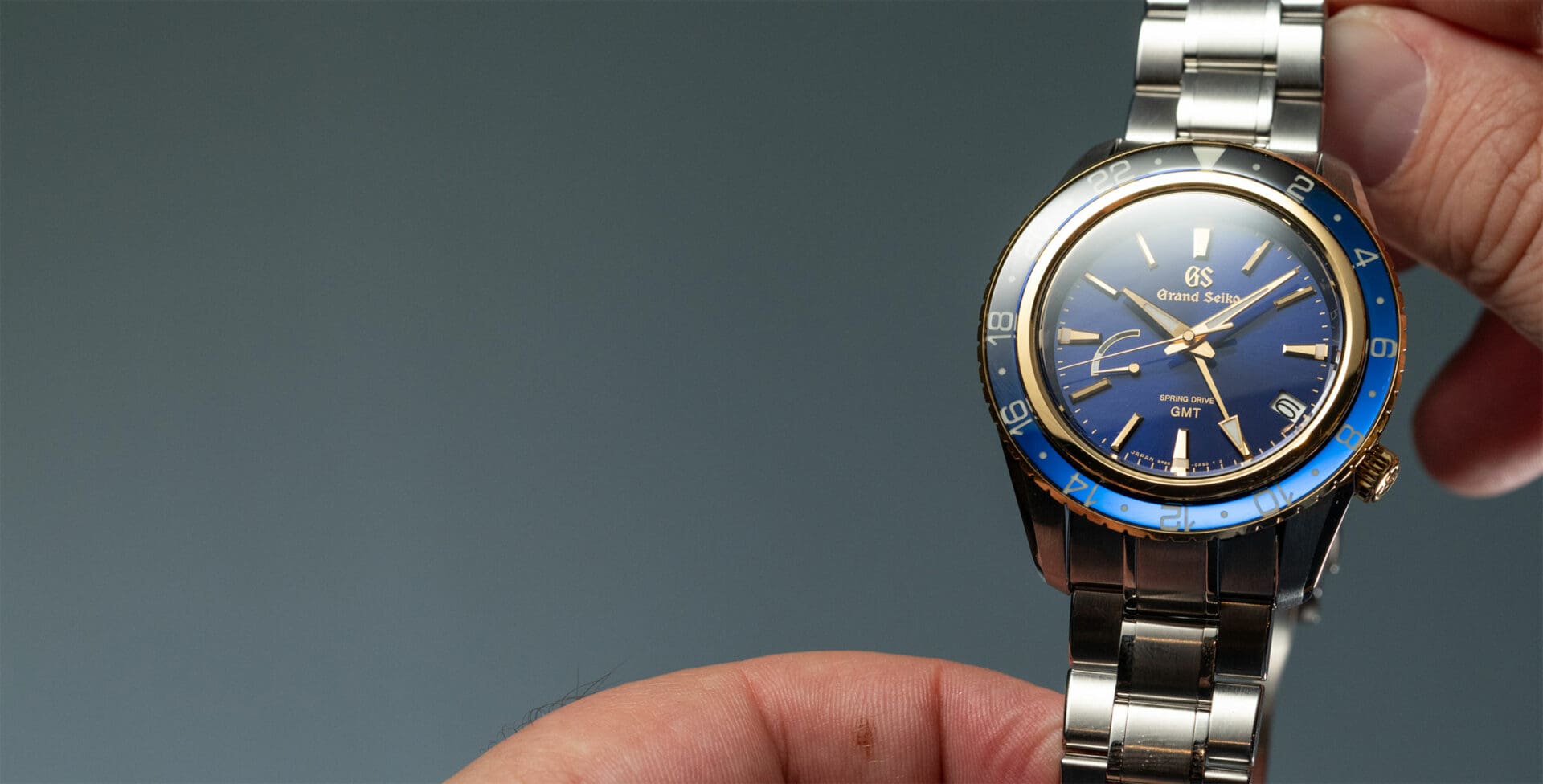 VIDEO: Blue, gold and oh-so-bold, the Grand Seiko Spring Drive GMT SBGE248