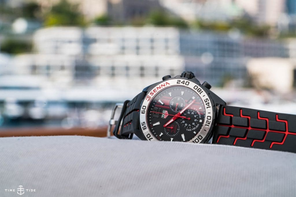 EXCLUSIVE: First live pics of new limited edition Senna watches including the Heuer 01 Senna