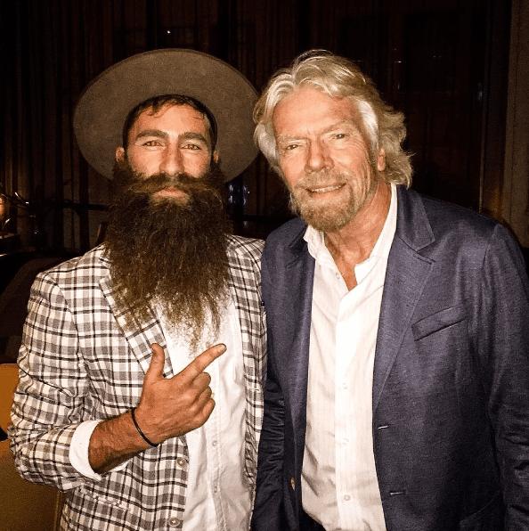 WATCHSPOTTING: Richard Branson vs the ‘Million Dollar Beard’