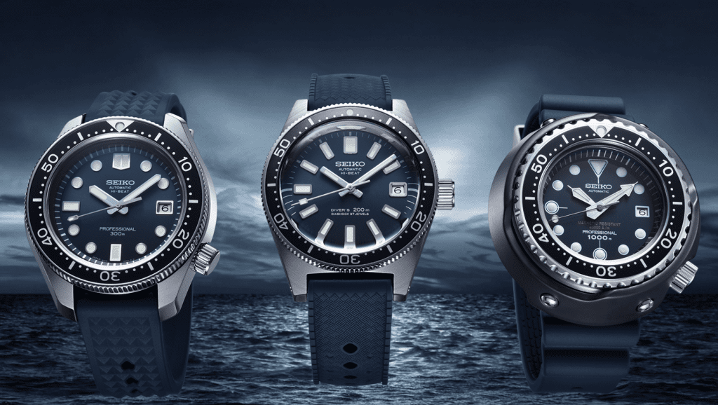Diving through the decade – Seiko’s latest dive watches pay tribute to three classics