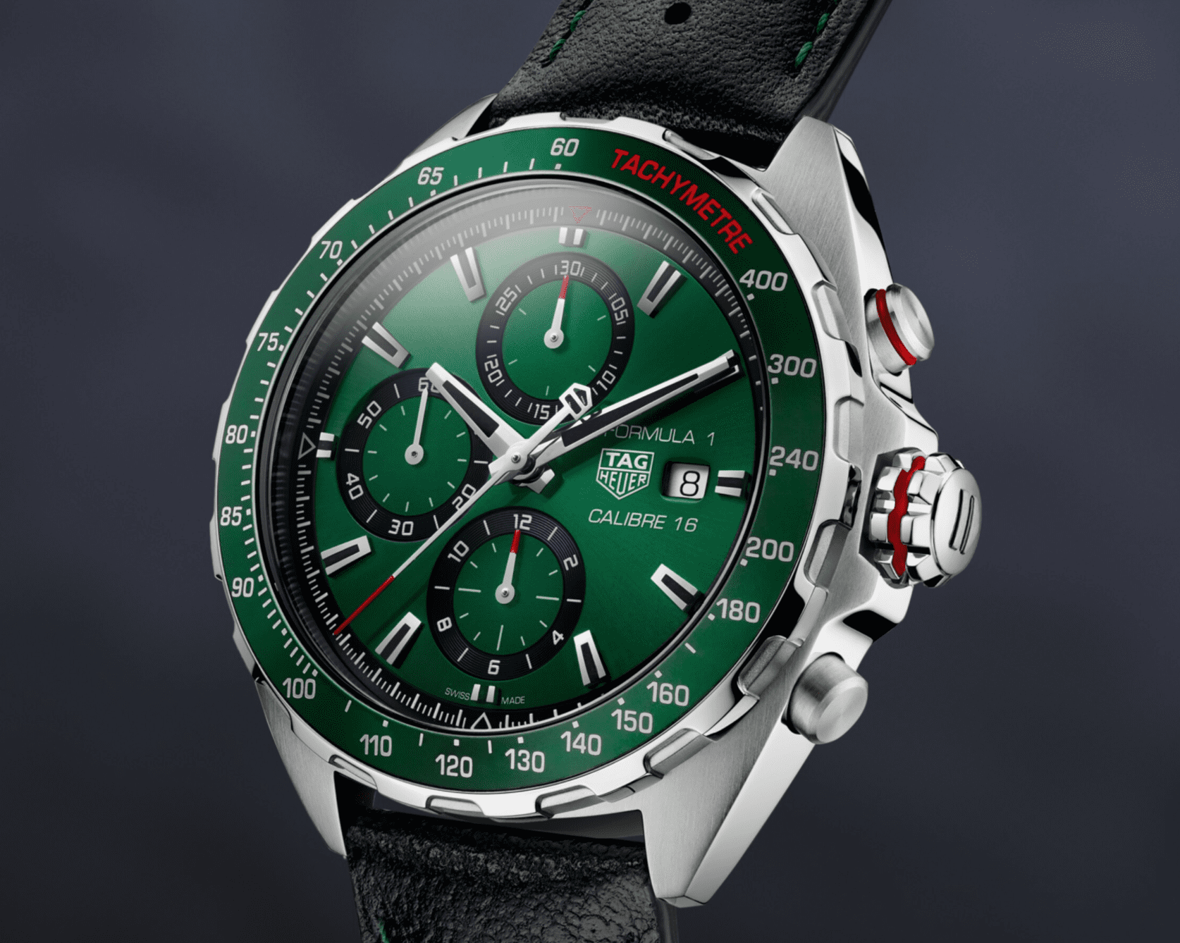 INTRODUCING: The TAG Heuer Formula 1 Racing Green is a gleaming green engine for the wrist