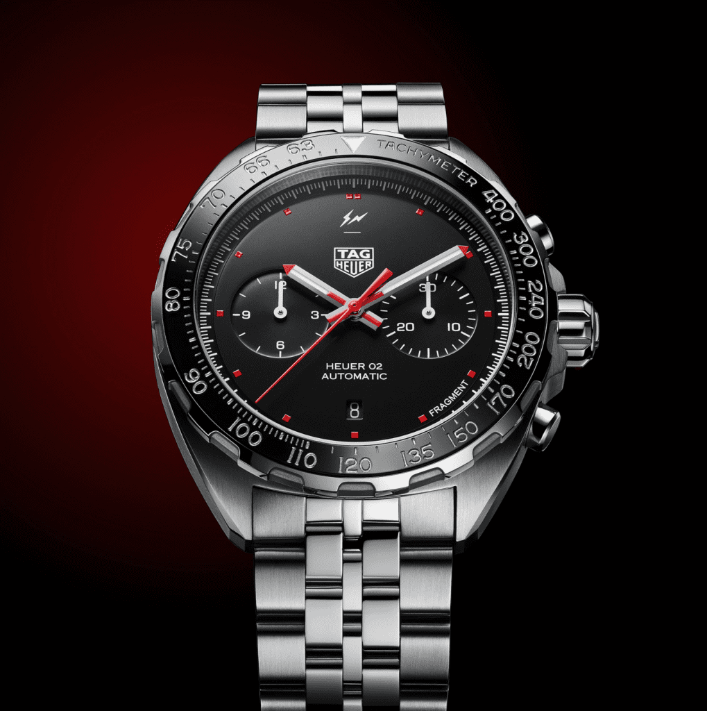 INTRODUCING: The masterclass in macho minimalism that is the TAG Heuer x Fragment Design Chronograph