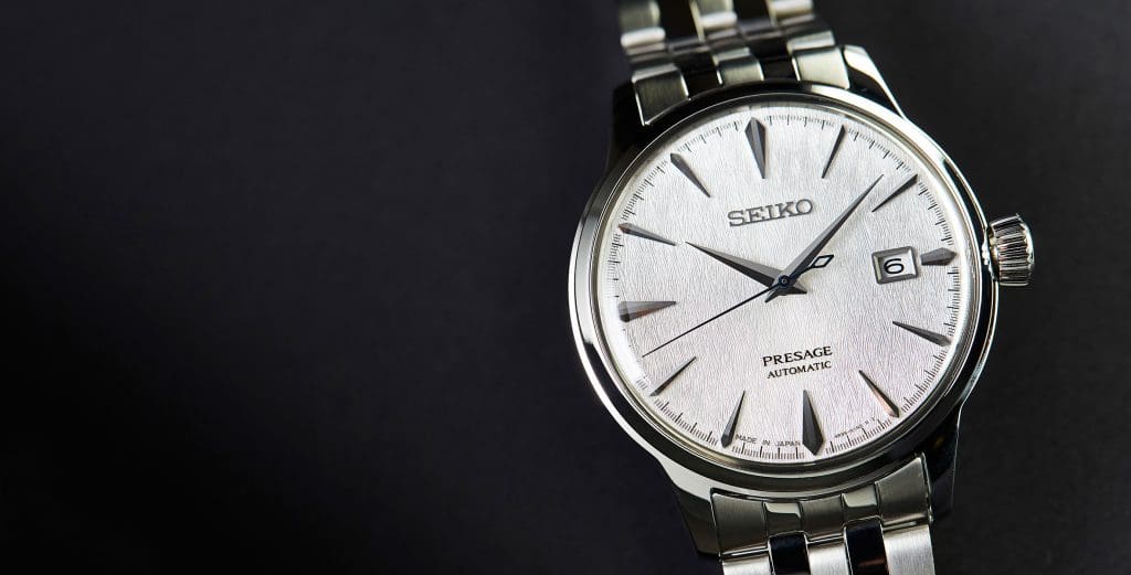 ANNOUNCING: We are selling Seiko’s latest stunning Cocktail Time, the Fuyugeshiki ‘Winter Scene’ SRPC97J1 