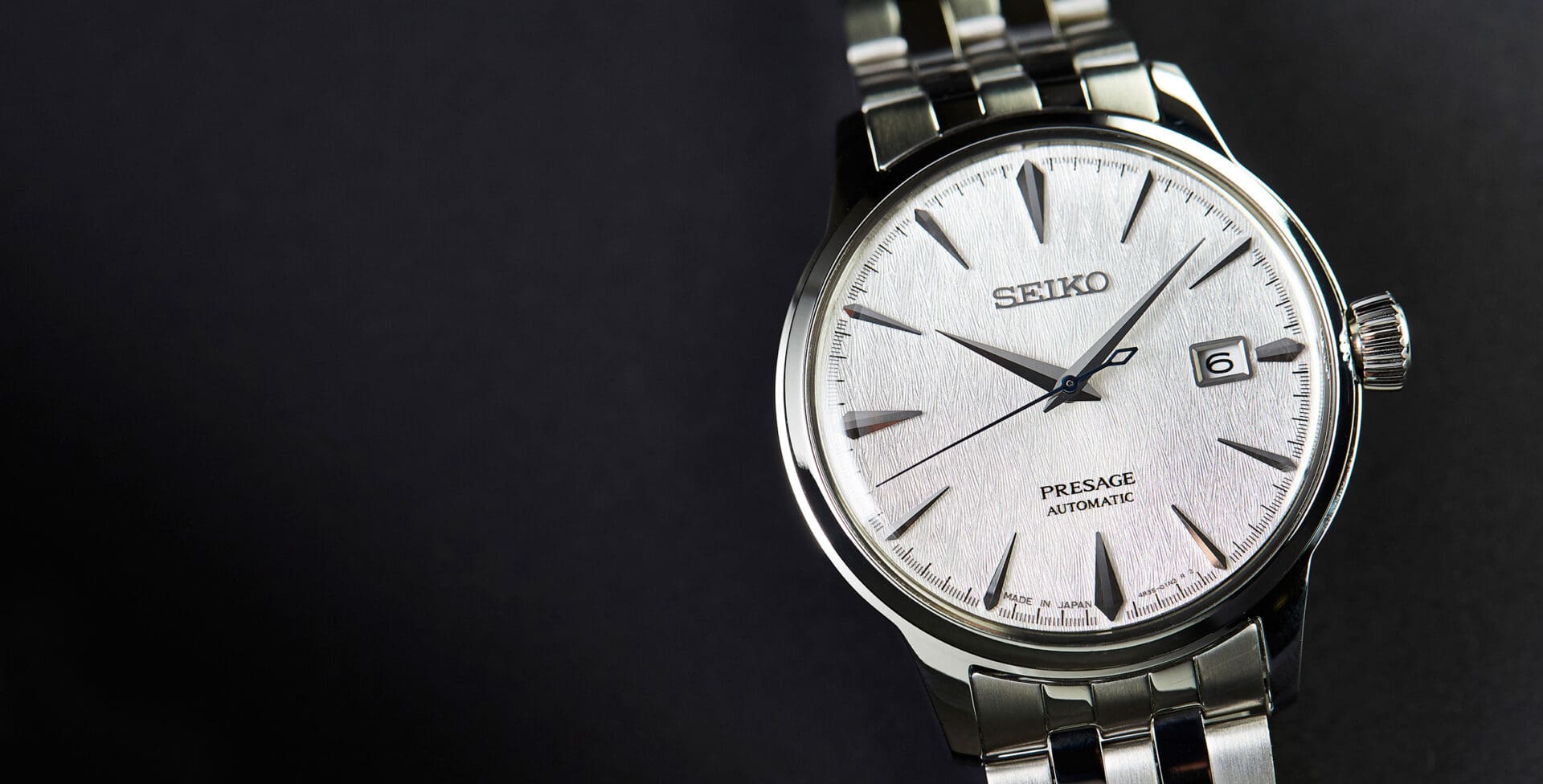 ANNOUNCING: We are selling Seiko's latest stunning Cocktail Time, the  Fuyugeshiki 'Winter Scene' SRPC97J1 - Time and Tide Watches