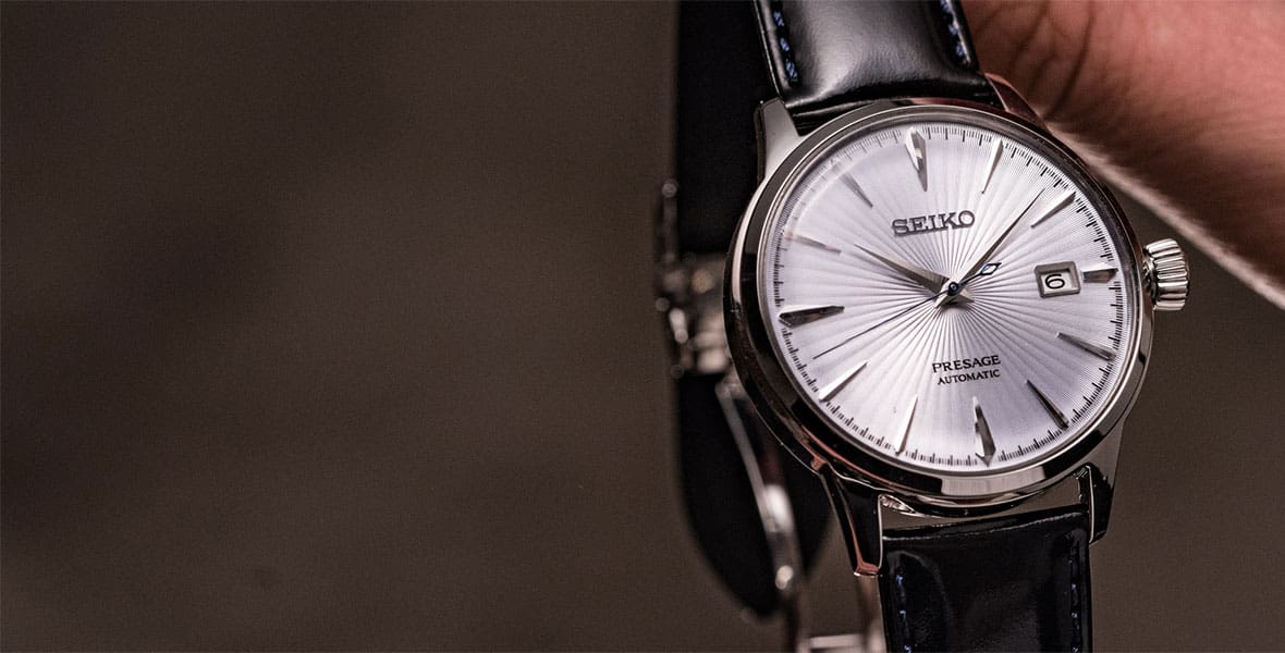 Seiko Cocktail Time Watches Drink Pairings by Professional Barman – Video