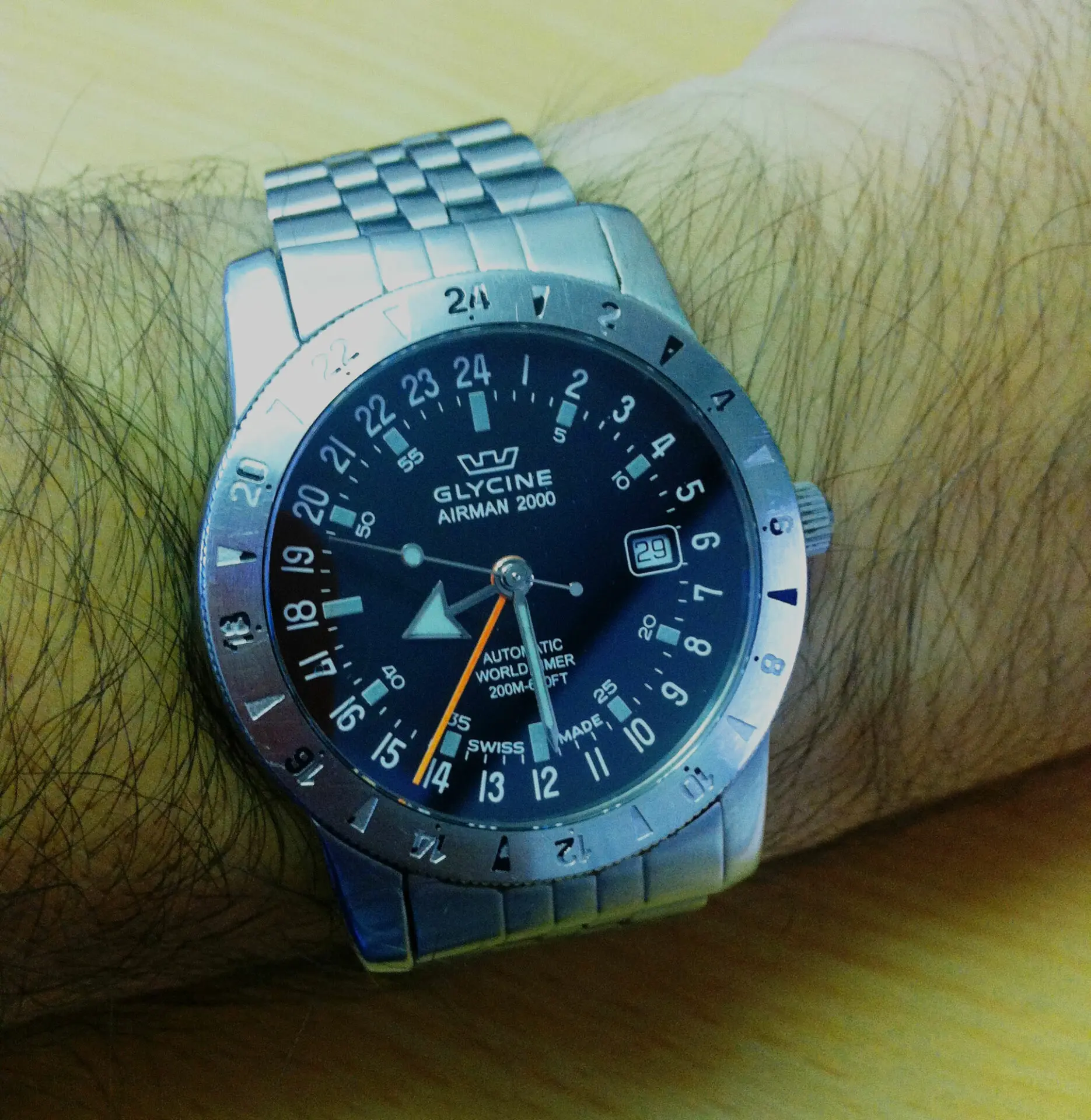 BOTH WATCHES SOLD-Glycine Airman Automatic And Quartz, 58% OFF
