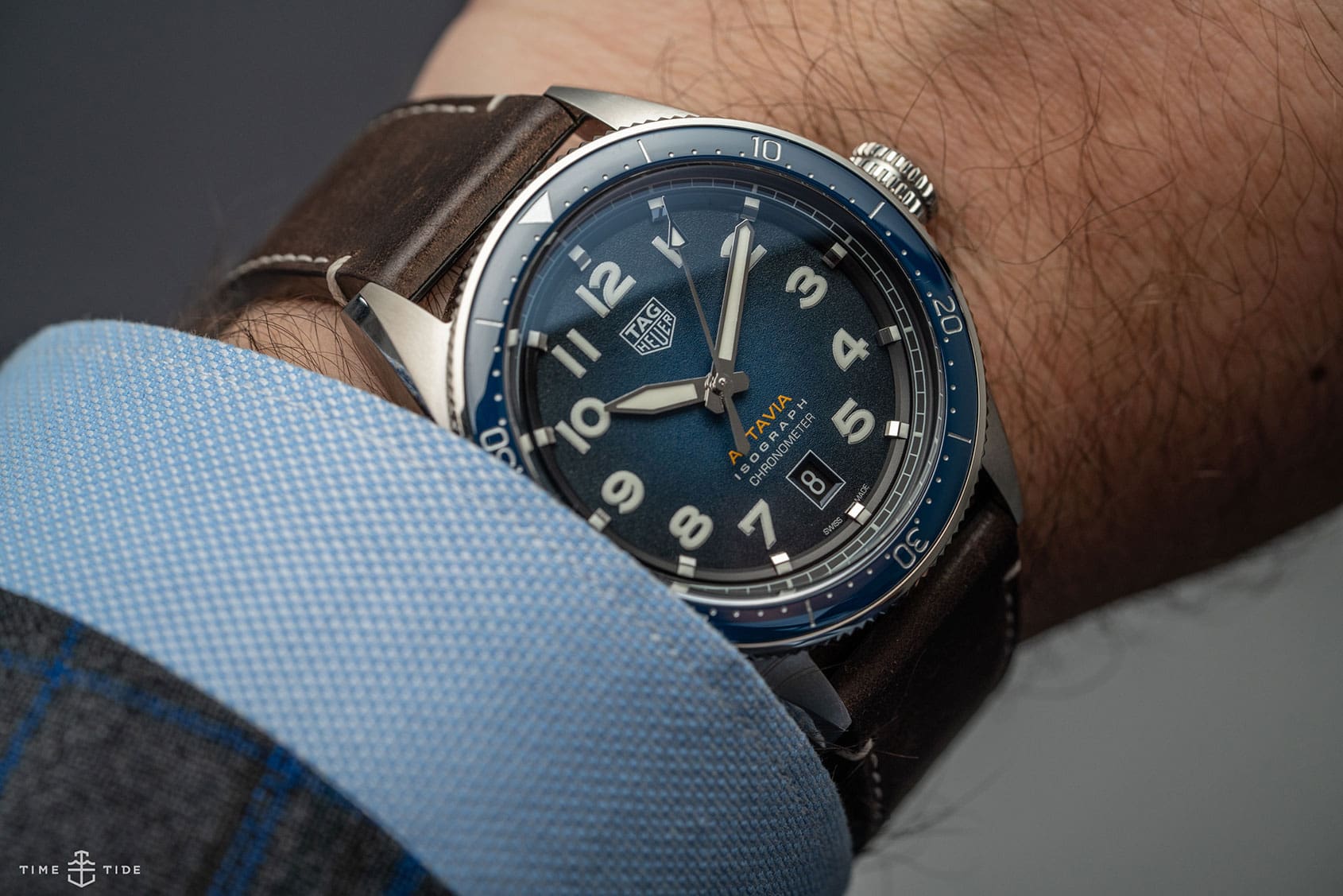 VIDEO: Blue steel – a closer look at the TAG Heuer Autavia Isograph