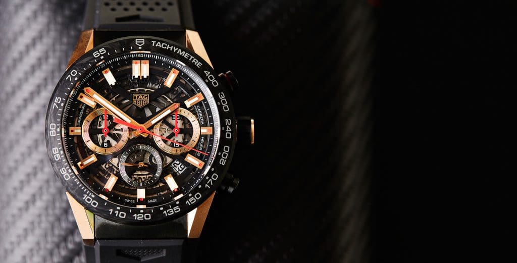 HANDS-ON: A flash on the wrist – the carbon and gold TAG Heuer Carrera Heuer 02 Carbon