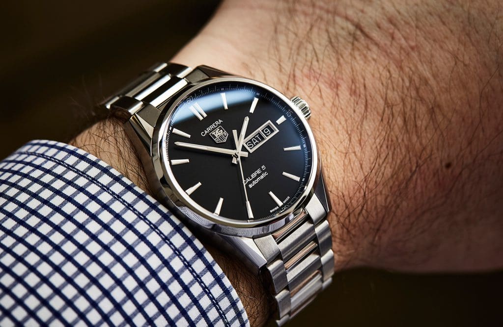 The TAG Heuer Carrera Calibre 5 Day-Date is a near-perfect daily wearer