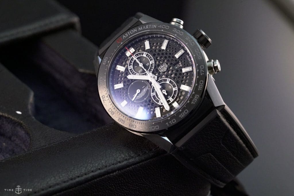 VIDEO: Get your engines running with the TAG Heuer Carrera Heuer 01 Aston Martin special edition 