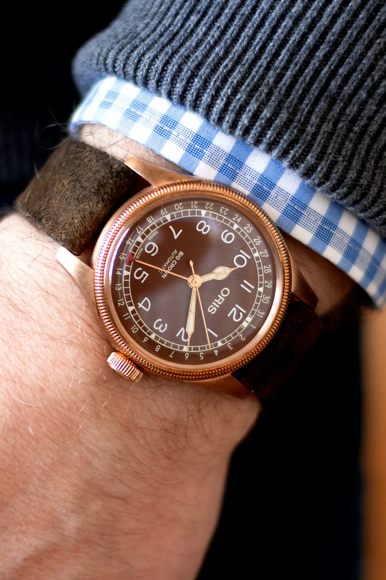 Bronze oris 2025 big crown